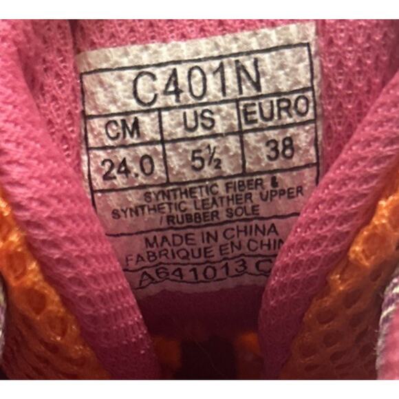 ASICS Womens Gel Noosa Tri 9 Size 5.5 Running Shoes Multicolor Green C401N - Picture 9 of 9